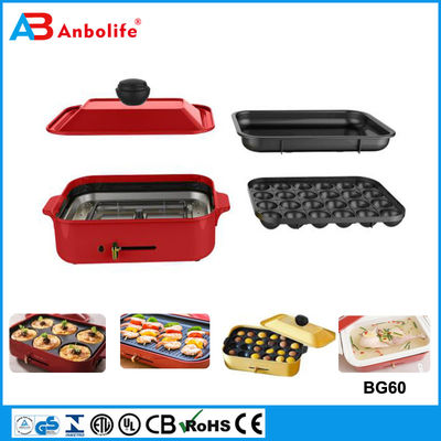 Anbo Factory 직선 핫 판매 비 붙는 둥근 전기 굽기 냄비 / 전기 피자 냄비 튀김 냄비
