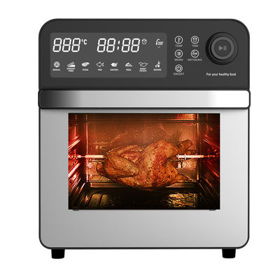 기름 없는 8L 1800W 디지털 스테인리스 스틸 가정용 터치 스크린 에어 프라이어 스팀 스마트