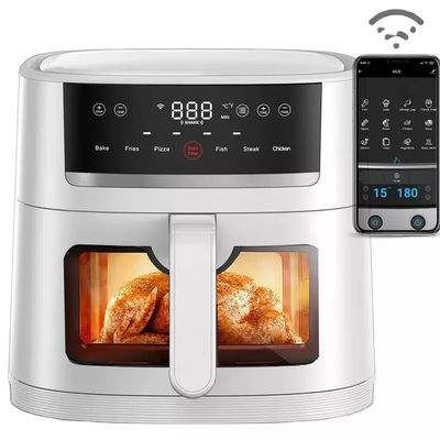전기 Wifi Tuya 3.5L 4L 5.5L 6.5L 8L 9L 스마트 유리 기름 없는 딥 프라이어