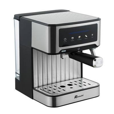 Anbo LED Digital Touch Screen Expresso Coffee Machine 1.6L Water tank 20 bar Espresso Coffee Maker with Milk Frother