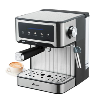 Anbo LED Digital Touch Screen Expresso Coffee Machine 1.6L Water tank 20 bar Espresso Coffee Maker with Milk Frother