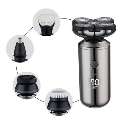 ANBOLIFE Smart Five-Blade Rechargeable Electric Shaver with Digital Display USB 파워드 및 남성용 무료 예비 부품