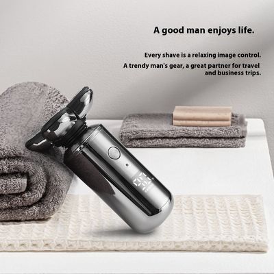 ANBOLIFE Smart Five-Blade Rechargeable Electric Shaver with Digital Display USB 파워드 및 남성용 무료 예비 부품
