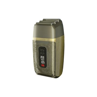 레트로 디자인 USB 충전식 전기 면도기, 1200mAh 배터리 및 1-3시간 고속 충전