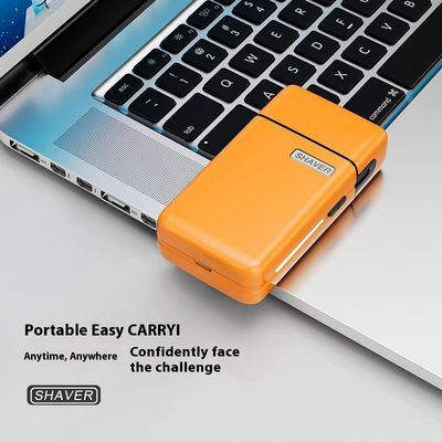 1.5시간 충전시간이 있는 소형 휴대용 전기 면도기 남성용 무료 부품 및 플라스틱 가구