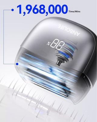 ANBOLIFE 6중 날 전기 면도기 (마그네틱 흡착 및 900mAh 리튬 배터리 포함) - IPX7 방수 남성용 포일 면도기