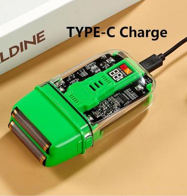 600mAh 리온 이온 배터리 1.5h 충전 시간 및 IPX4 남성 얼굴 및 신체 사용을위한 방수