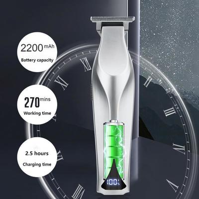 2200mAh 리튬 배터리 LED 디스플레이 및 선물 상자 포장 전문 헤어 클리퍼