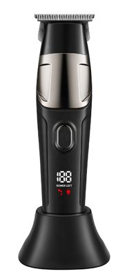 80분 실행 시간 티타늄 접착 블레이드 및 LED 디스플레이로 프로페셔널 헤어 클리퍼 및 트림머