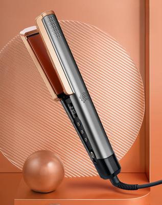 2 in 1 습식-건식 헤어 스트레이트너 및 컬링 아이론, 13가지 온도 설정 및 급속 가열