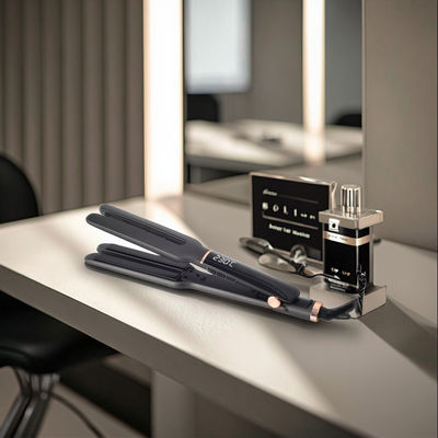 10 개의 열 설정과 13.7 * 110mm 세라믹 판과 함께 초장 floatingplate 헤어 라이트너