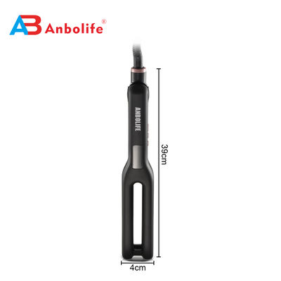 세라믹 코팅 플레이트 조절 온도 120~210°C 및 360° 회전 전원 코드로 헤어 라이트너