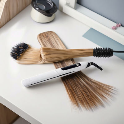 전문 헤어 라이트너와 평평 철 10 온도 레벨 130-230 °C 범위와 부드러운 Frizz-free 머리카락을 위해 테플론 판