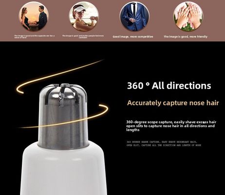 ANBOLIFE 소형 휴대용 전기 코 헤어 트림러 가구용 내구성 플라스틱