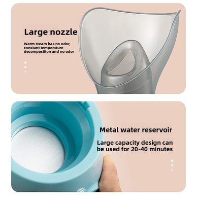 150mL 물탱크와 50W 전력으로 가정용 수분을 공급하는 나노 얼굴 스팀러