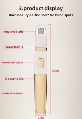 ANBOLIFE 가전용 리?? 배터리 가전 코발 트림머리 내구성 플라스틱 개인 트림머리