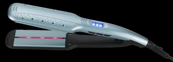 전문 충전식 2600mAh 리튬 배터리 헤어 스트레이트너, 세라믹 코팅 플레이트 및 120-220°C 온도 범위