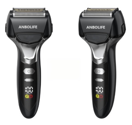 여행 및 일상 사용을 위한 1000mAh 배터리 USB 충전식 포일 면도기 남성용 휴대용 전기 면도기