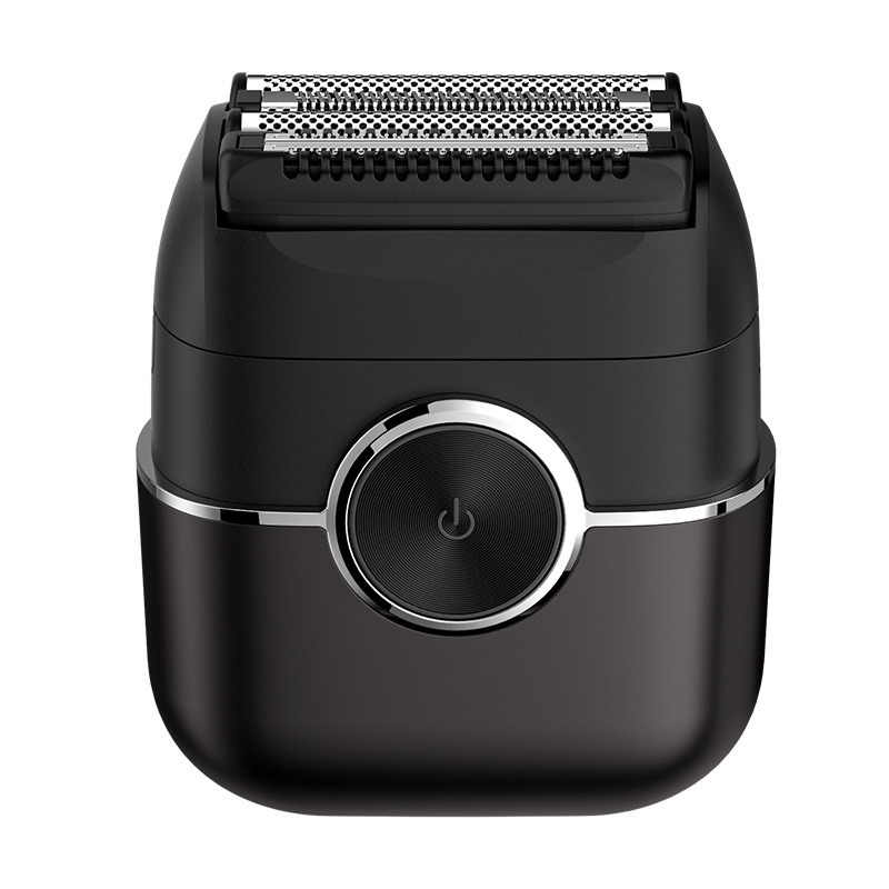 남성용 휴대용 미니 전기 면도기, 4중 날 마그네틱 플로팅 시스템 및 300mAh 배터리로 100분 작동